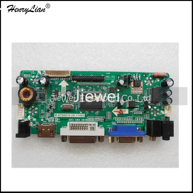 HENRYLIAN (Jiewei) HDMI + DVI VGA аудио набор для платы ЖК контроллер M101NWT2 B101AW03 V0 1024x600