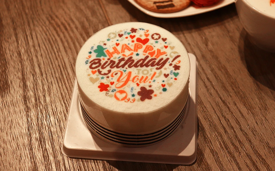 Кофейный принтер с 4 чашками для печати тортов съедобный сделай сам дизайнерский