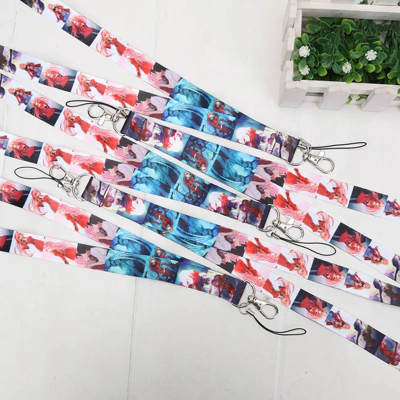 44 см аниме DARLING в FRANXX Хиро 02 ноль два сатин шнур Rope Chain пластиковая фигурка героя