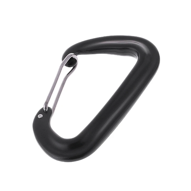 

Aviation Aluminum D Shape Carabiner 12KN Hammock Safety Clasp Climbing Buckle