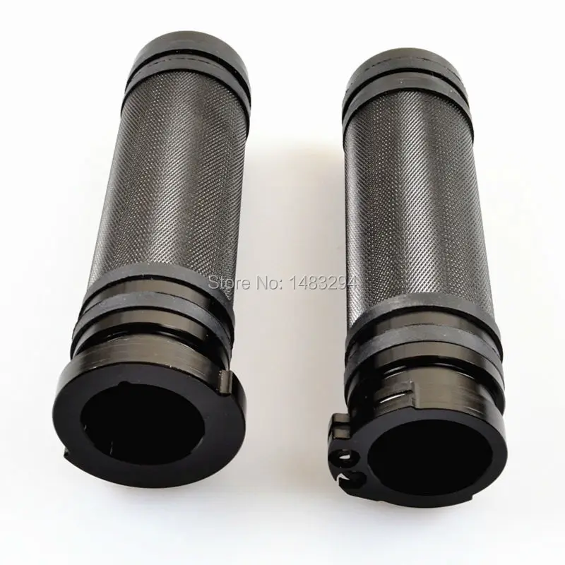 1 дюйм пара черные ручки из алюминиевого сплава для Harley Sportster Touring Dyna Softail|for harley|grips
