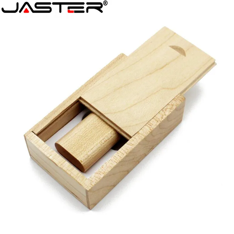 JASTER высококачественный деревянный USB с коробкой USB флеш-накопитель 4 ГБ 8 ГБ 16 ГБ 32 ГБ 64 Гб карта памяти usb креативный подарок