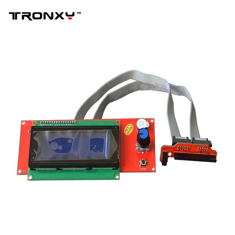 TRONXY 3D принтер поворотная ручка 2004 ЖК-дисплей экран 5 клавиш 2004 lcd