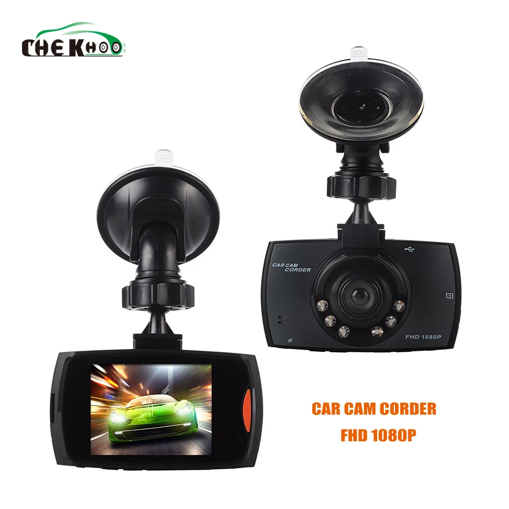 Car Dvr Camera Full Hd 1080p 140 Degree Dashcam Video Registrars For Cars Night Vision G-sensor Dash Cam | Автомобили и мотоциклы