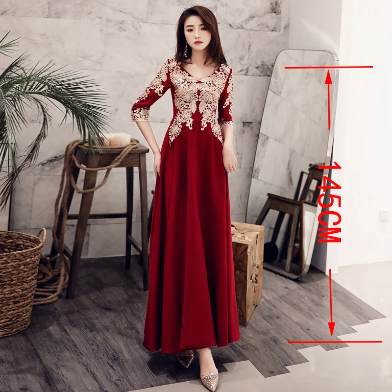 Свадебное платье с вышивкой традиционное китайское свадебное Ципао