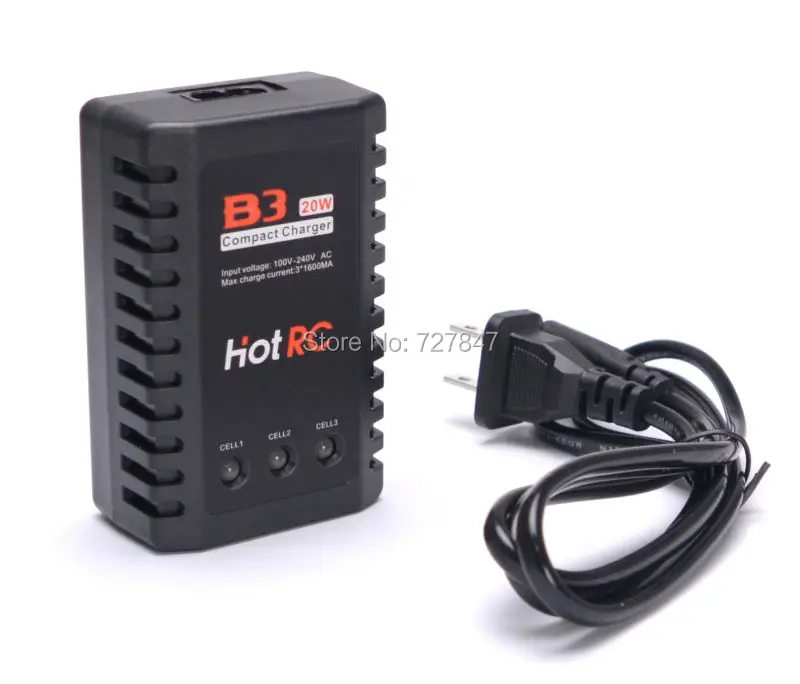 B3 20W 2 S-3 S Lipo батарея компактный легкий баланс зарядное устройство для RC модели US