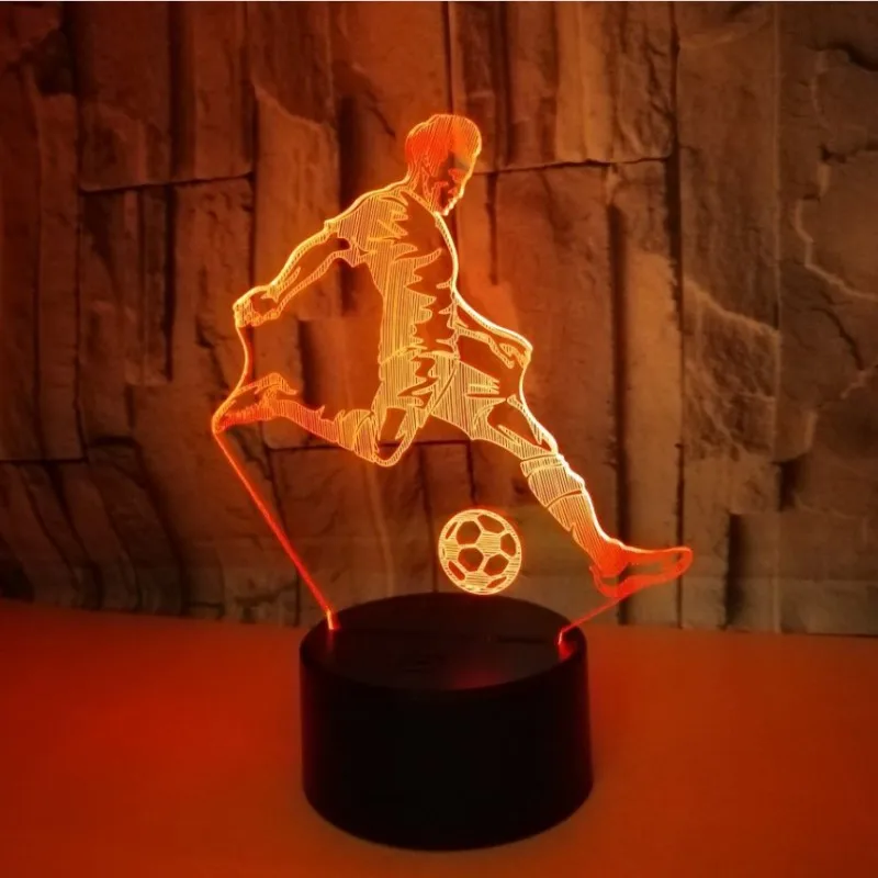 Цветная сенсорная 3d лампа иллюзия светодиодный ночник USB настольная для детей