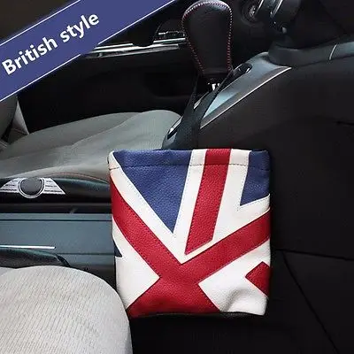 Автомобильный мешок мусора сумки очки Сумки Юнион Джек серии для BMW Mini Cooper |