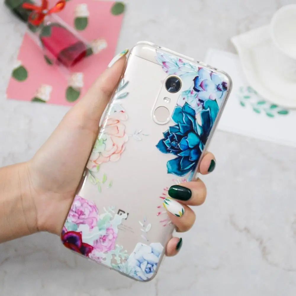 TPU чехол для Xiaomi Redmi 5 Plus мягкий телефона коробка Note5 MEE7 MEG7 MET7 прозрачный