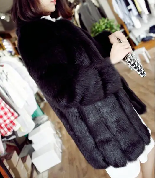 Пальто с искусственным мехом TSR13 новое поступление | Женская одежда