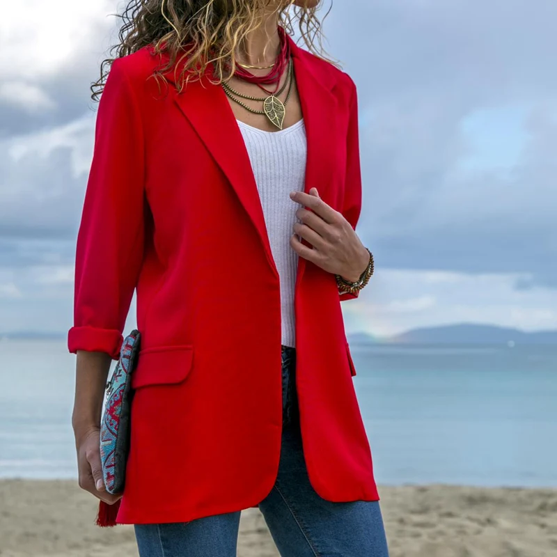 Womens Jackets And Coats Slim Fit Women Formal Jackets Office Work Ladies Coat feminino abrigo Clothes