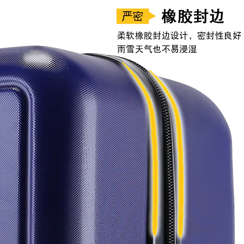 PC чемодан на колесиках универсальный чехол TSA таможенный пароль чехол 20 24 дюймов легкий интернат csae
