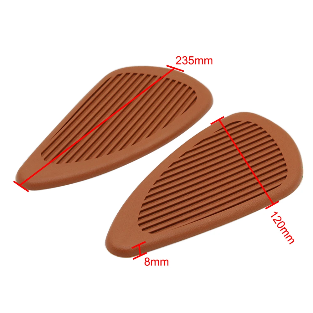 Motorcycle Protector Sticker Anti-slip Tank Pads Gas Knee Grip Traction Side Decal Universal For Harley Honda Kawasaki | Автомобили и