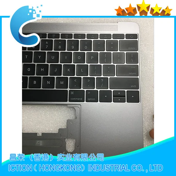 Оригинальный чехол для Macbook Pro Retina 12 дюймов A1534 верхний с клавиатурой макет США