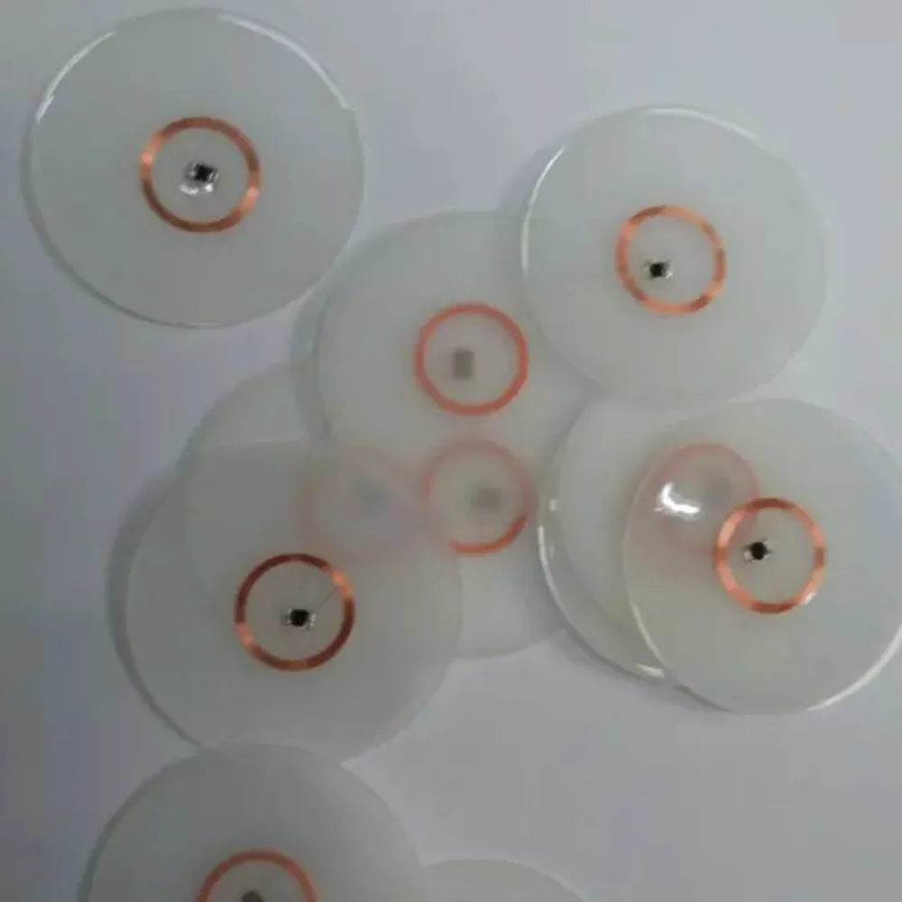 FM1108 чистая бирка пластинчатые этикетки прозрачная этикетка IC ISO14443A 20 мм |