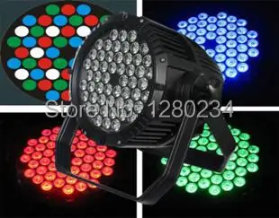 Открытый led par 64 rgb 54 шт. * 3 Вт Водонепроницаемый can dj свет стирка сценическое