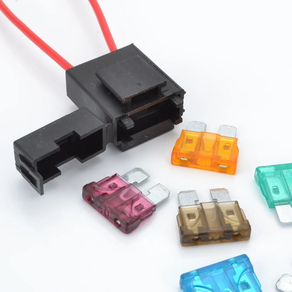 3PCS BENKPAK ATC Fuse Holder with wire 12V 24V Power Blade | Обустройство дома