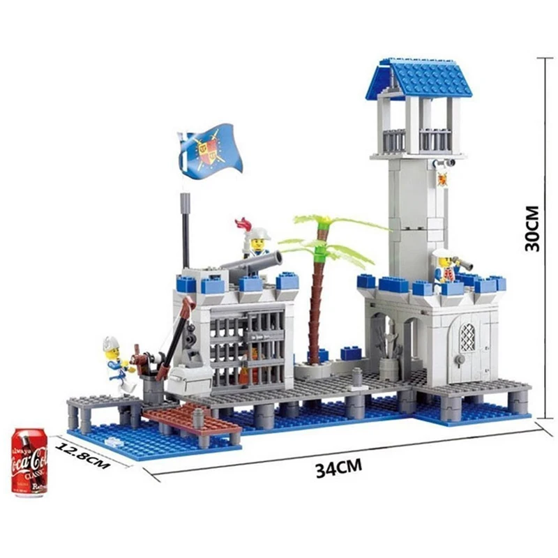 Военные Пираты темно синие головные уборы строительные блоки совместим с Lego