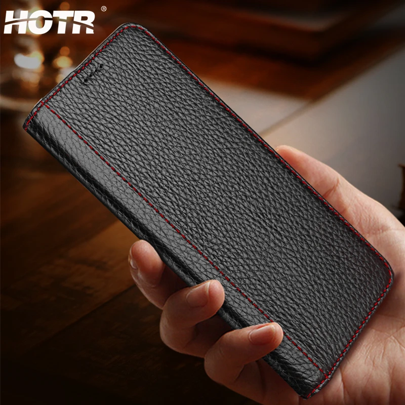 Чехол-книжка из натуральной кожи с подставкой для Huawei P30 Pro Mate 20 20X - купить по