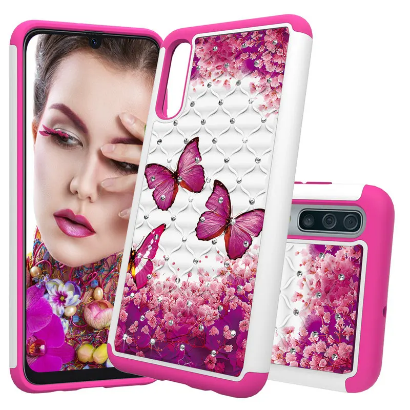Для Coque samsung A50 чехол Galaxy A20 E A202 A205 A 20 50 30 Роскошная Блестящая Глянцевая задняя панель Etui для samsung Galaxy A30 A20 A20E чехол