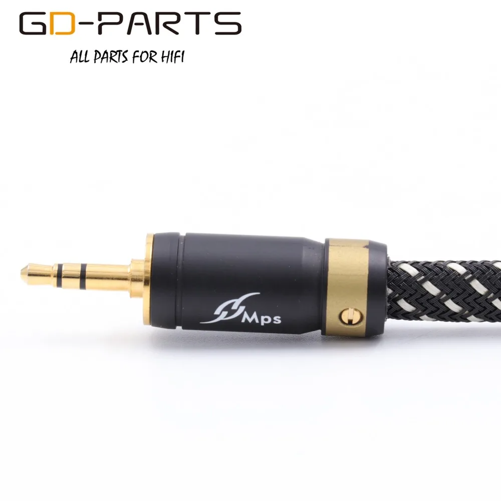 MPS 99.9999% 6N OCC OCCS кабель для наушников обновленный провод HD700 Hifi аудио 3 5 мм папа до 2 Y