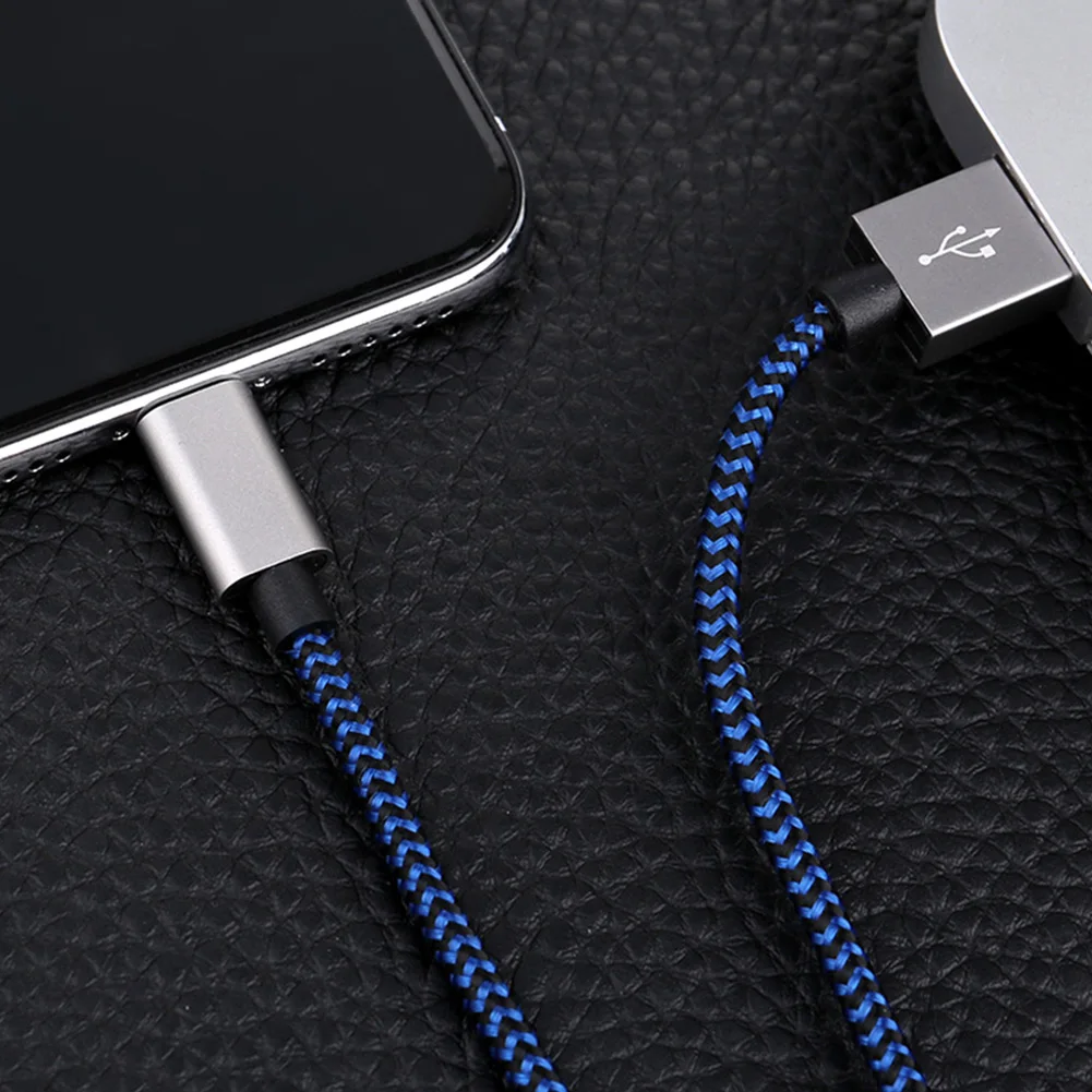 Дата кабель Прочный Удобный Быстрая зарядка нейлон тип c Micro USB аксессуары для