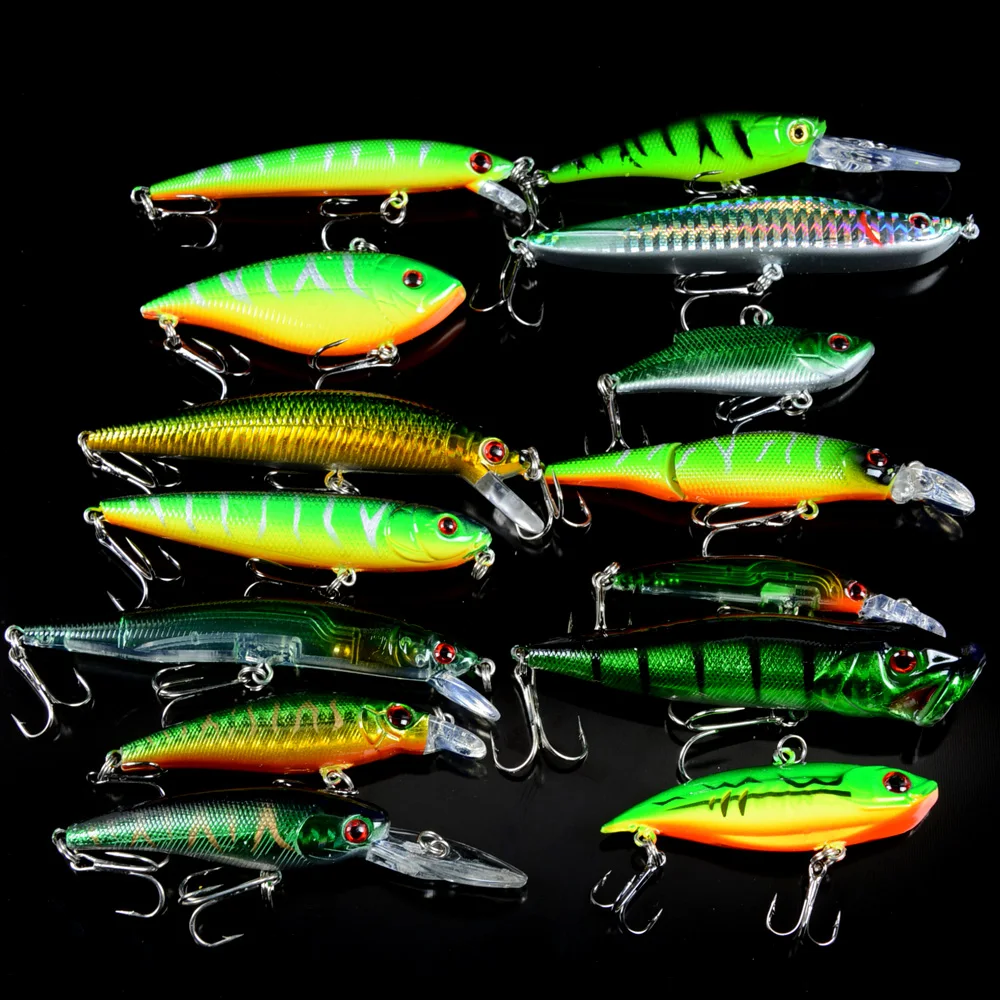 Набор рыболовных приманок 14 шт./лот моделей|fishing lure|good luresquality lure |