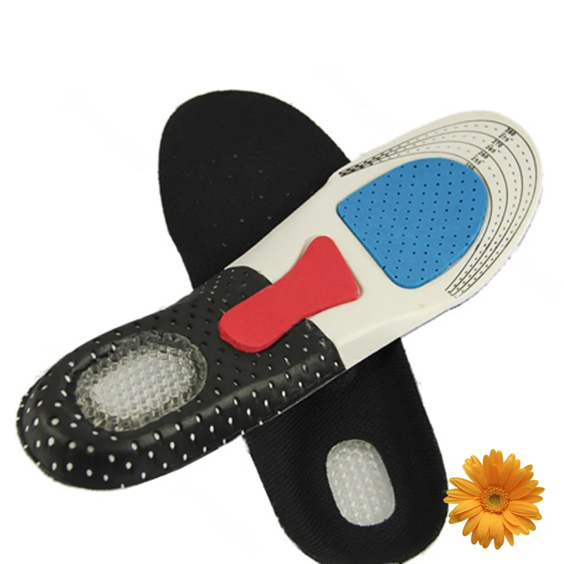 Дышащие бегущие стельки для походов бега спорта латексные мужчин и женщин размер