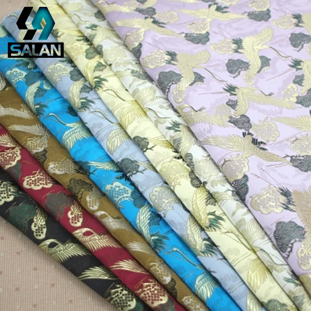 Кран имитация Xiangyun пряжи тканей платья Чонсам для девочек ручной DIY сумки
