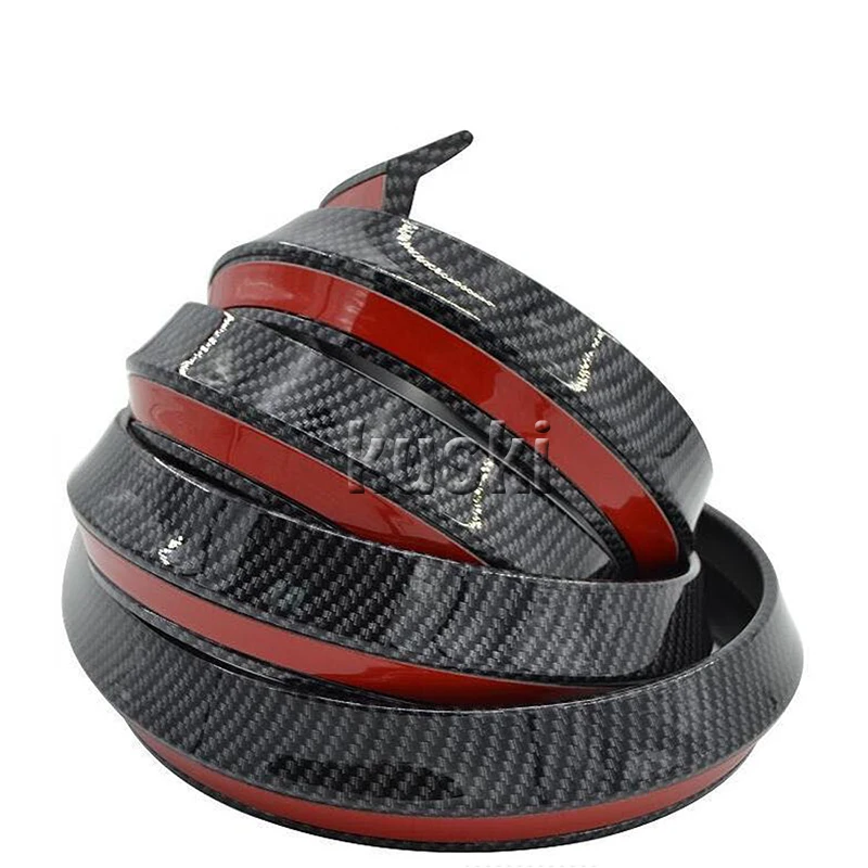 Автомобильные наклейки 2 5 м автомобильный передний спойлер для Audi A3 8P 8V A4 B8 B6 B7 A5 A6