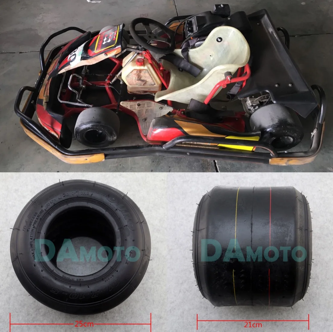 Шины Slick 11x7.10 5 задняя шина для DURO Racing Go karts gokarts|rear tire|duro tirestire duro |