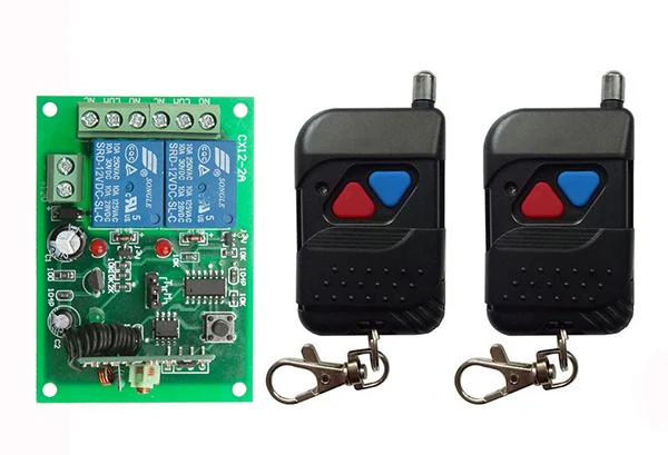 

315 MHz/433 MHZ универсальный беспроводной пульт дистанционного управления Переключатель DC 12V 24V 2CH 2 CH релейный модуль приемника RF Удаленный передатчик