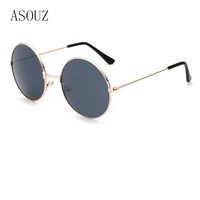 2019 new fashion ladies sunglasses classic retro brand design mens round glasses uv400 metal frame driving sunglasses