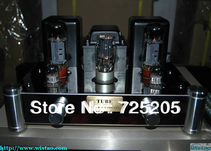 Усилитель трубки класса А HIFI одинарный 6N2J усилитель мощности EL34 5Z4PJ зеркальная