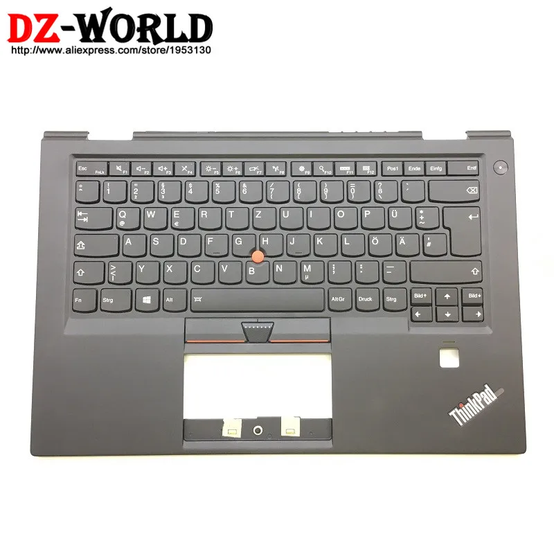 

New Original for Lenovo Thinkpad X1 Carbon 4th Gen 4 MT: 20FB 20FC GR German Backlit Keyboard with Palmrest 01AV202 01AV163