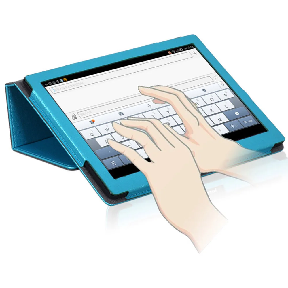 Модный защитный складной чехол книжка из искусственной кожи для Lenovo TAB 10 ТБ X103F 1