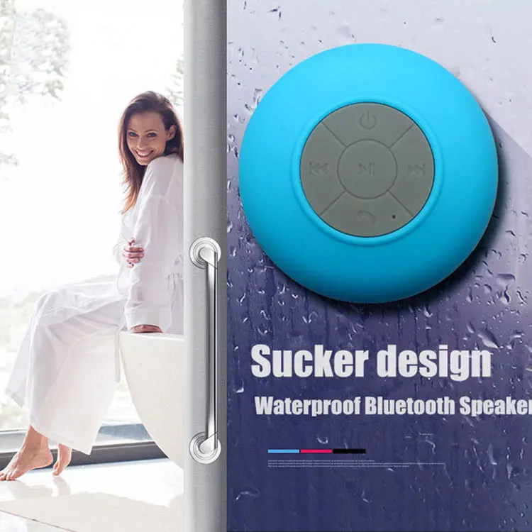 Мини Bluetooth динамик Портативный Водонепроницаемый Беспроводной Громкая Связь Динамик s Встроенный микрофон для душа Ванная комната Бассейн Автомобиль Пляж Открытый