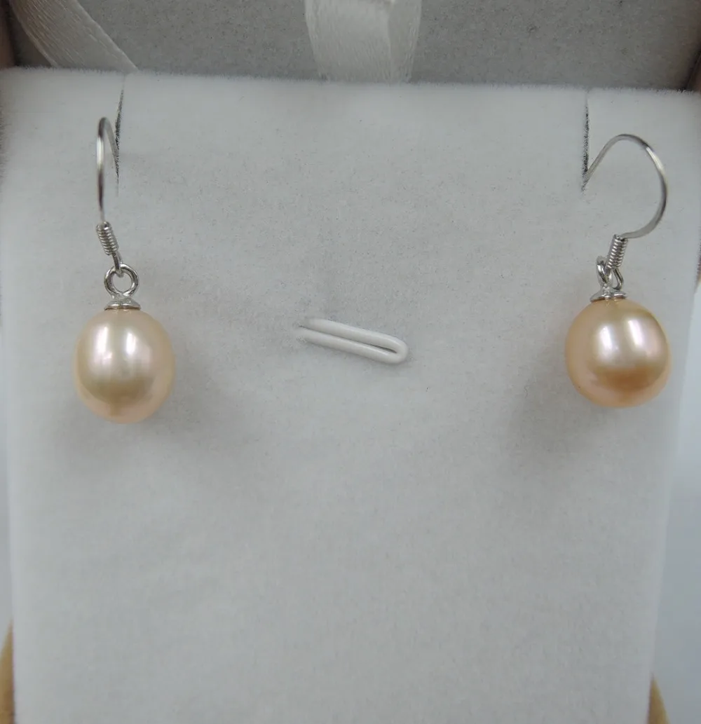 Серьги из высококачественного жемчуга серьги 100% натурального пресноводного AAAAA