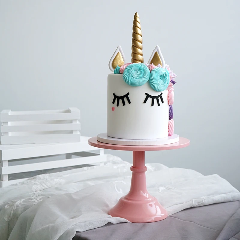 Подставки для торта SWEETGO 1 шт. розовые высокие ножки помадки кекса макаруна башни