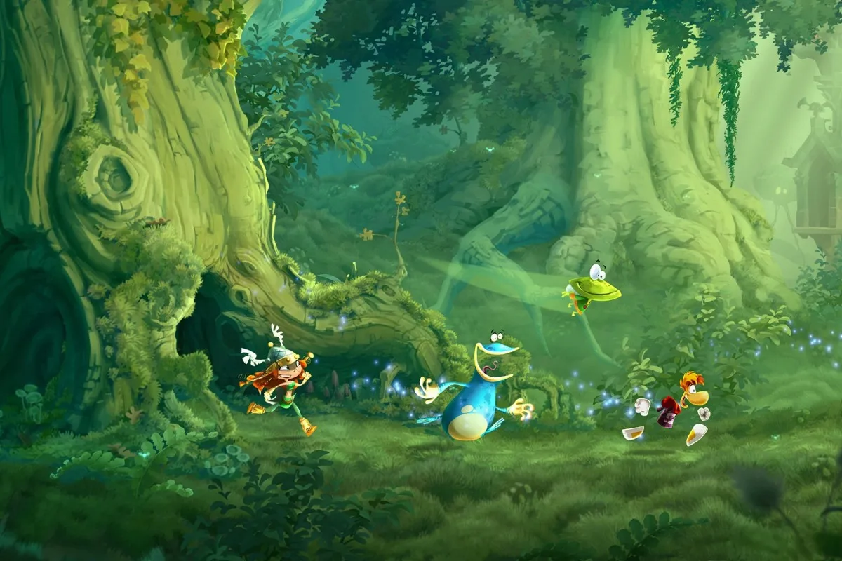 Холст Тканевый постер с рисунком на заказ Игра Rayman Legends TQT28 для декора стен