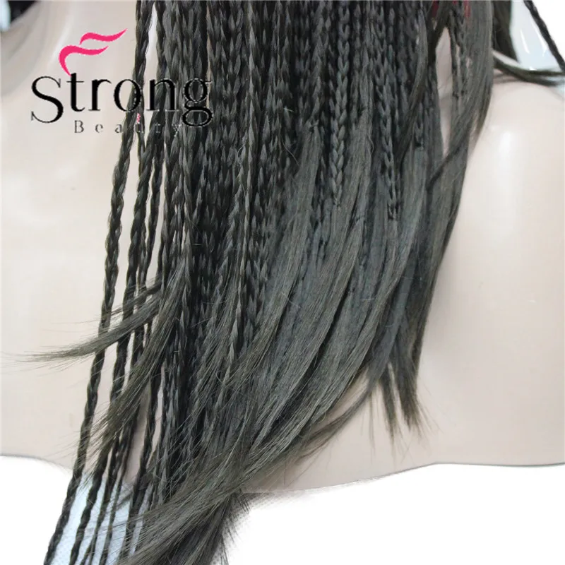 StrongBeauty длинные коричневые, светлые плетеные Жаростойкие парик с головной повязкой синтетические парики