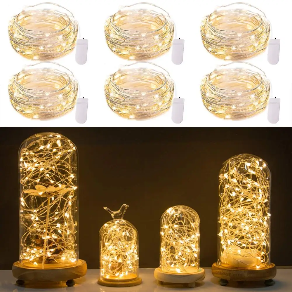 

Mini Christmas Garland LED Decorative String Lights 2m 20Leds Fairy Light for DIY Home Christmas Wedding Party Decoration