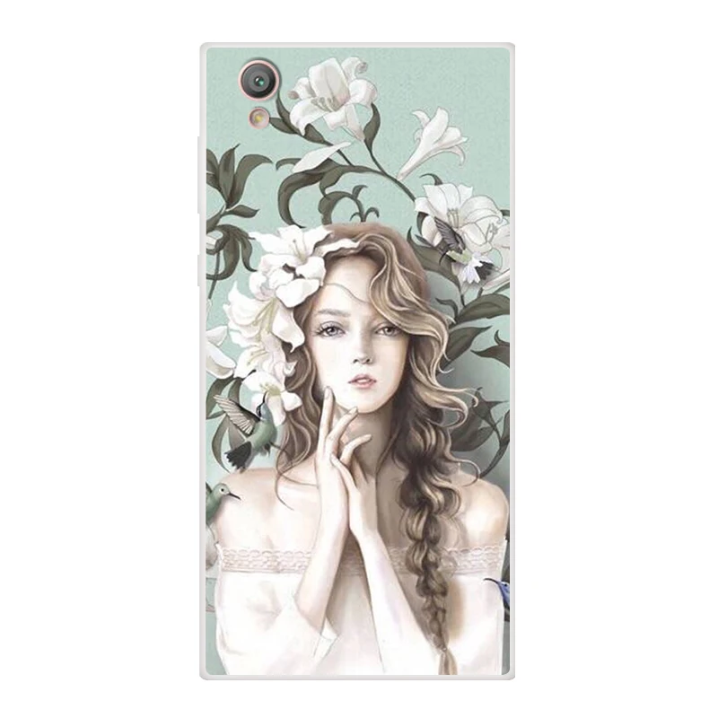 Чехол Coque для Sony Xperia L1 чехол G3311 G3312 G3313 силиконовый мягкий накладка L 1 с мультяшным
