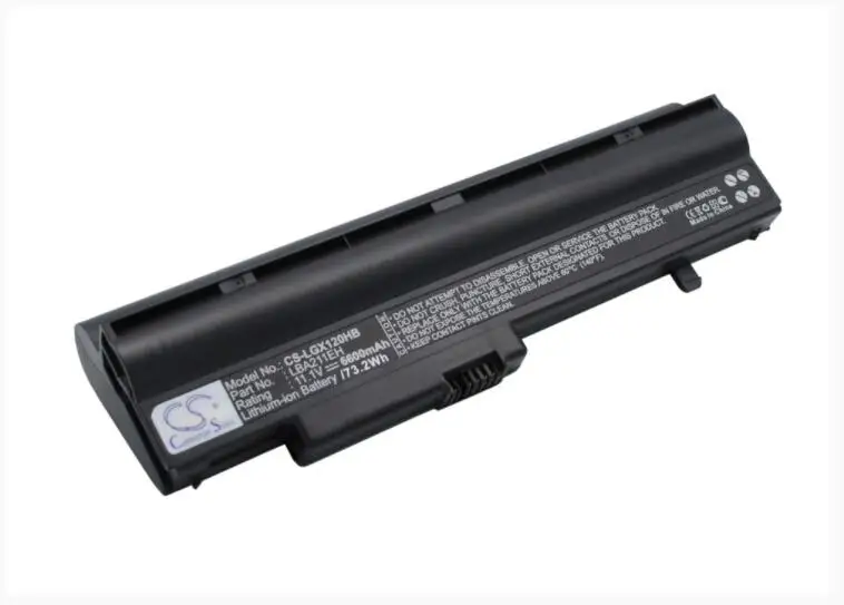 Аккумулятор Cameron Sino 6600mAh для LG X120 X120-G H L. C7B1A9 C7L1A9 N X130 10 &quotG L LB3211EE LB6411EH LBA211EH