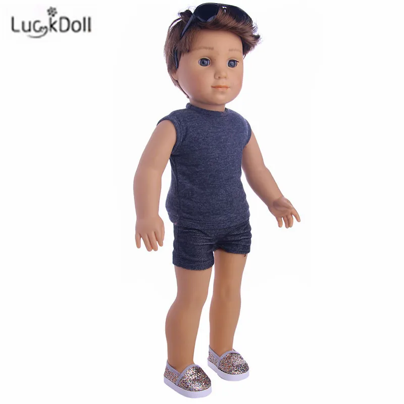 Повседневный костюм LUCKDOLL 18 дюймов американская кукла 43 см аксессуары для одежды