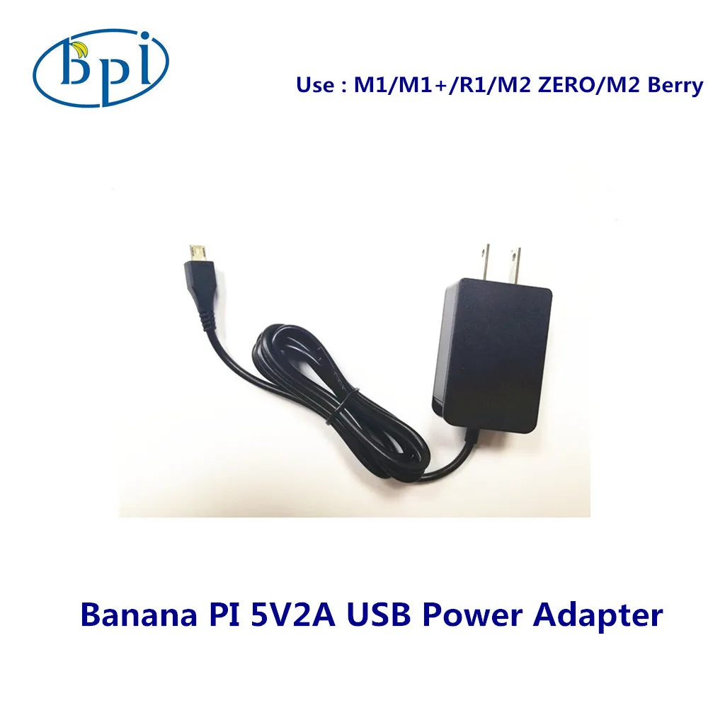 Адаптер питания Banana PI M1/M1 +/R1/ZERO 5V2A USB US/EU|switch thermo|switch satelliteswitch receptacle |