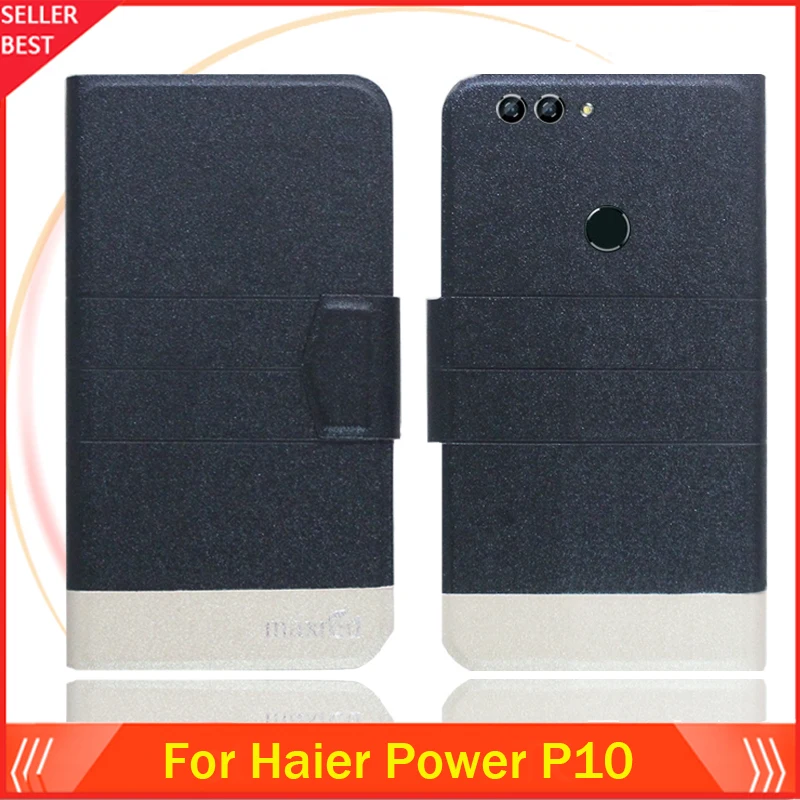5 Colors Hot! Haier Power P10 Case Phone Leather Cover Factory Price Protective Full Flip Stand Shell Cases | Мобильные телефоны и