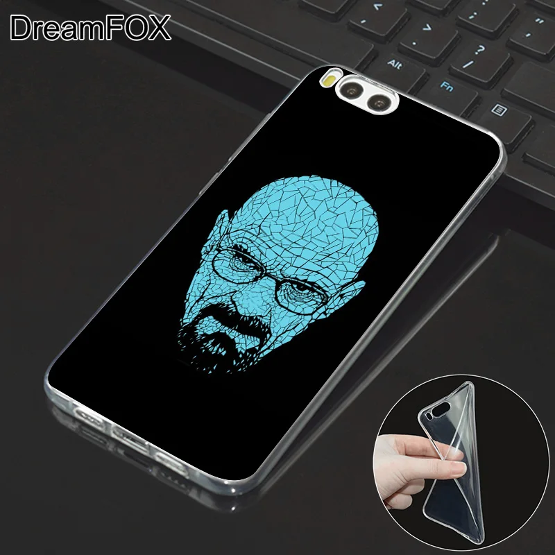 DREAMFOX M414 чехол с принтом во все тяжкие Мягкий ТПУ силиконовый для Xiaomi Mi Note 2 3 4 5 6 8 SE