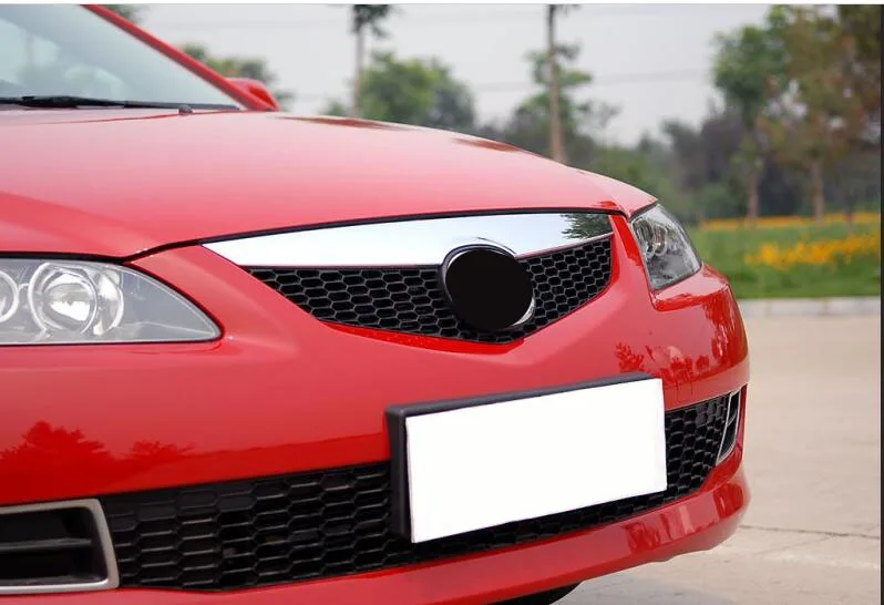 Решетка переднего бампера ABS Chrome для mazda 6 M6 2005 2010|bumper grille|front bumper grillegrill front |