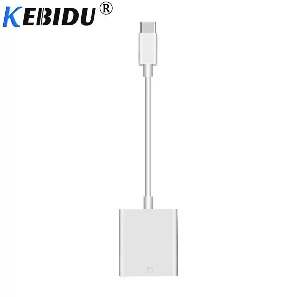 

Kebidu Newest Portable USB 3.1 Type C USB-C to SD SDXC Card Reader Adapter Cable for Macbook Computer Samsung Huawei Xiaomi